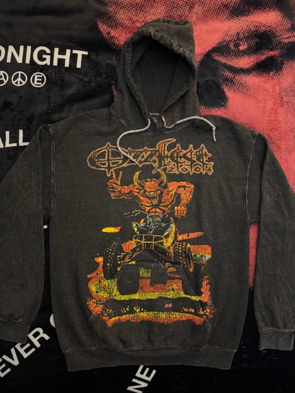 OZZFEST 2004 Tour Pullover Hoodie (Ozzy Osbourne 2025 Recreation) SMALL NWT